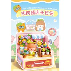 Femibox S44059 ROROJUMP Xếp hình lắp ráp ghép mô hình Nhật ký của người quản lý cửa hàng nước sốt: Cửa hàng kem