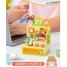 Femibox S44061 ROROJUMP Xếp hình lắp ráp ghép mô hình Nhật ký quản lý cửa hàng nước sốt: Cửa hàng hoa