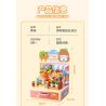 Femibox S44061 ROROJUMP Xếp hình lắp ráp ghép mô hình Nhật ký quản lý cửa hàng nước sốt: Cửa hàng hoa