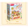Femibox S44061 ROROJUMP Xếp hình lắp ráp ghép mô hình Nhật ký quản lý cửa hàng nước sốt: Cửa hàng hoa