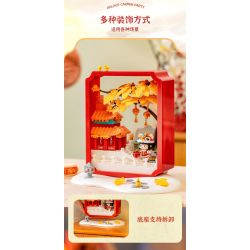 Femibox S5305 ROROJUMP Xếp hình lắp ráp ghép mô hình Nước sốt thịt: Lễ hội đèn lồng Vườn Tử Cấm Thành