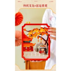 Femibox S5305 ROROJUMP Xếp hình lắp ráp ghép mô hình Nước sốt thịt: Lễ hội đèn lồng Vườn Tử Cấm Thành