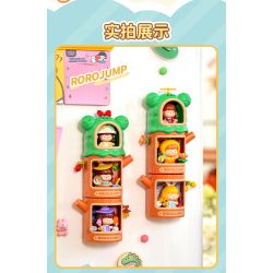 Femibox S5446 ROROJUMP Tree Stump Fridge Magnet Xếp hình lắp ráp ghép mô hình Nước sốt thịt: Hộp mù nam châm tủ lạnh Shudong