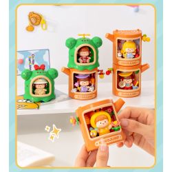 Femibox S5446 ROROJUMP Tree Stump Fridge Magnet Xếp hình lắp ráp ghép mô hình Nước sốt thịt: Hộp mù nam châm tủ lạnh Shudong