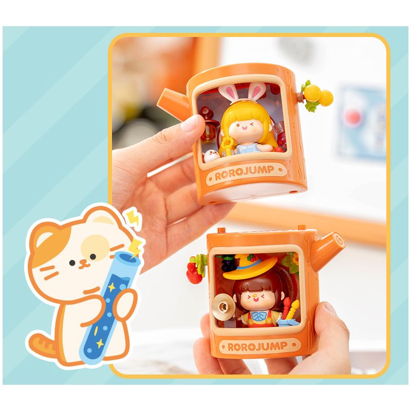 Femibox S5446 ROROJUMP Tree Stump Fridge Magnet Xếp hình lắp ráp ghép mô hình Nước sốt thịt: Hộp mù nam châm tủ lạnh Shudong