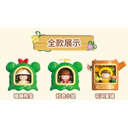Femibox S5446 ROROJUMP Tree Stump Fridge Magnet Xếp hình lắp ráp ghép mô hình Nước sốt thịt: Hộp mù nam châm tủ lạnh Shudong