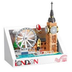 Femibox S5415 Xếp hình lắp ráp ghép mô hình Nam châm tủ lạnh thành phố London