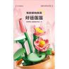 Femibox S5449 Xếp hình lắp ráp ghép mô hình 9 cảnh hoa sáng tạo của Trung Quốc: hoa sen, hoa cúc, hoa thủy tiên, cây thông chào đón, hoa hướng dương, quất, hoa hồng đỏ, hoa mùa đông may mắn, hoa lan hồ điệp