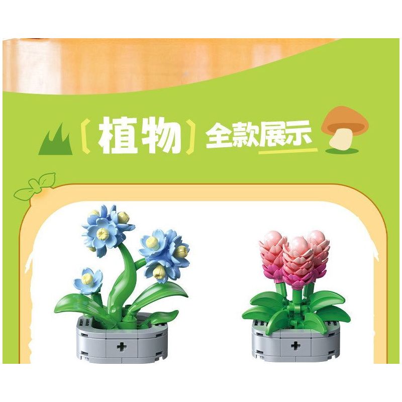 Femibox S5308 Xếp hình lắp ráp ghép mô hình bộ sưu tập thực vật