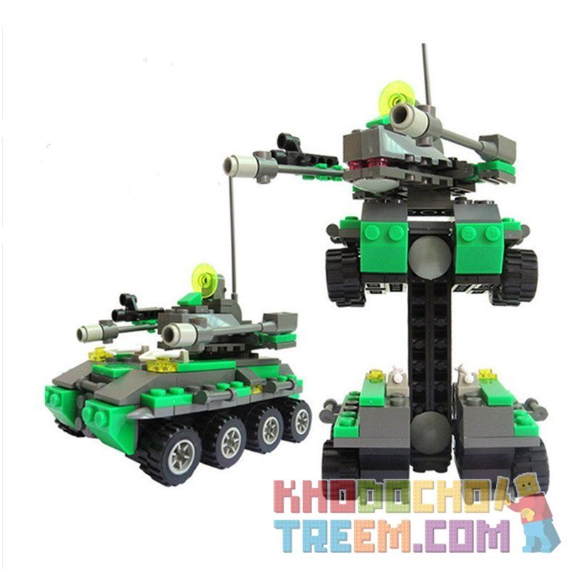 Kazi KY8017 8017 Xếp hình kiểu  TRANSFORMERS Bazooka Robot Biến Hình Xe Tăng Bazooka 133 khối Kazi KY8017 8017 Xếp hình kiểu  TRANSFORMERS Bazooka Robot Biến Hình Xe Tăng Bazooka 133 khối