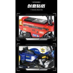 Femibox S5485 Mini Bike Xếp hình lắp ráp ghép mô hình Bộ sưu tập xe máy: Coffee 848