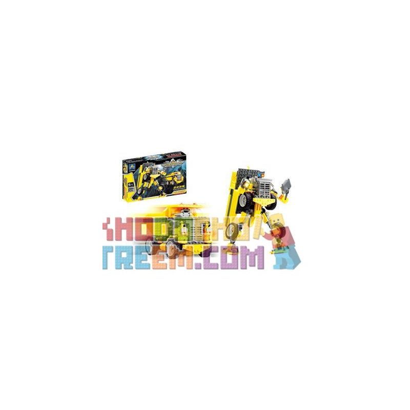 Kazi KY8019 8019 Xếp hình kiểu  TRANSFORMERS Robot Transforms Trucks Robot Biến Hình Xe ô Tô Tải 289 khối