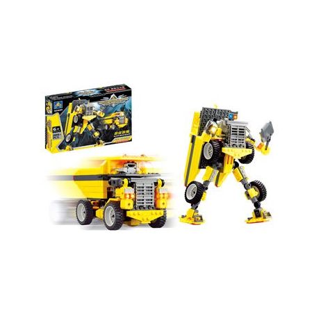 Kazi KY8019 8019 Xếp hình kiểu  TRANSFORMERS Robot Transforms Trucks Robot Biến Hình Xe ô Tô Tải 289 khối