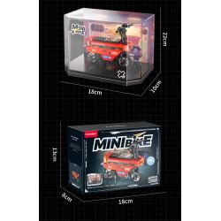 Femibox S5487 Mini Bike Xếp hình lắp ráp ghép mô hình Bộ sưu tập xe máy: Street Fighter