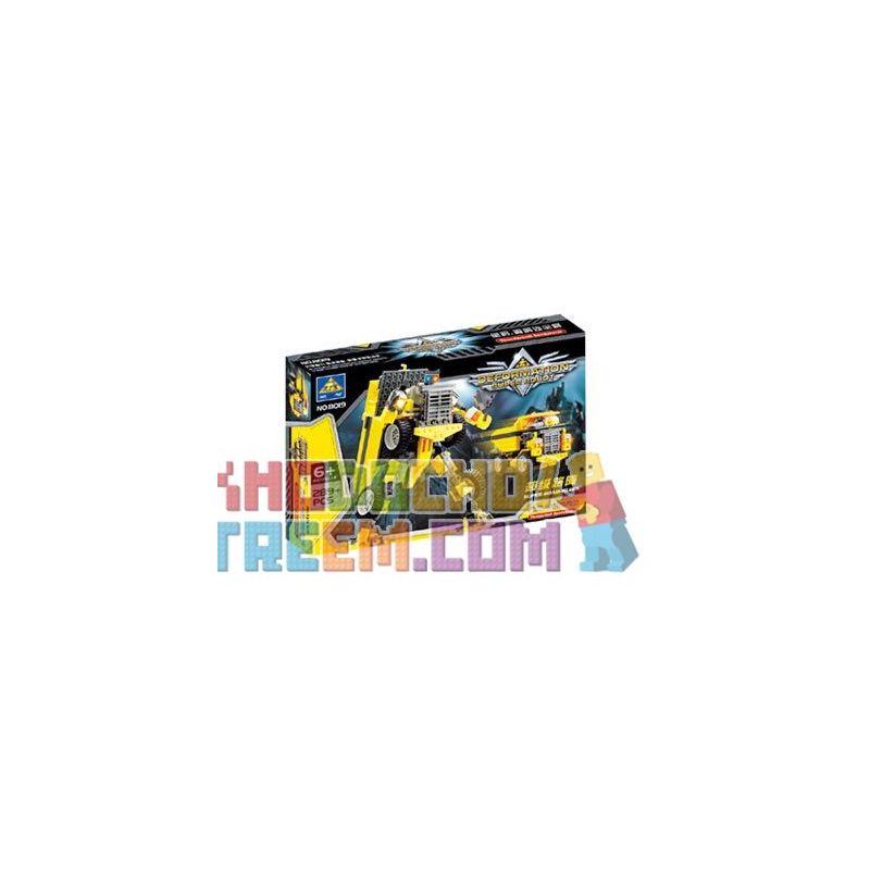 Kazi KY8019 8019 Xếp hình kiểu  TRANSFORMERS Robot Transforms Trucks Robot Biến Hình Xe ô Tô Tải 289 khối