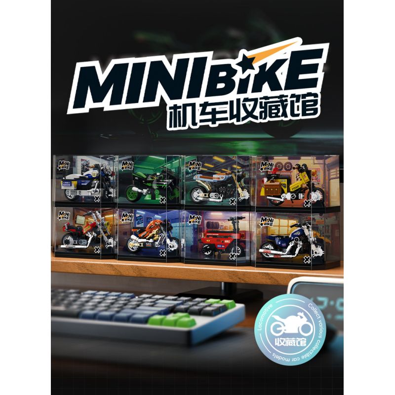 Femibox S5488 Mini Bike Xếp hình lắp ráp ghép mô hình Bộ sưu tập xe máy: Off-Road 500F