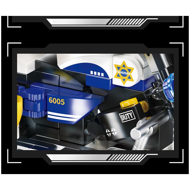 Femibox S5488 Mini Bike Xếp hình lắp ráp ghép mô hình Bộ sưu tập xe máy: Off-Road 500F