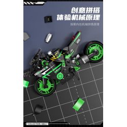 Femibox S5488 Mini Bike Xếp hình lắp ráp ghép mô hình Bộ sưu tập xe máy: Off-Road 500F