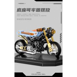 Femibox S5488 Mini Bike Xếp hình lắp ráp ghép mô hình Bộ sưu tập xe máy: Off-Road 500F