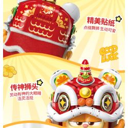 Femibox S5403 Garfield Family Xếp hình lắp ráp ghép mô hình Gia đình Garfield: Múa sư tử Garfield