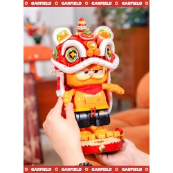 Femibox S5403 Garfield Family Xếp hình lắp ráp ghép mô hình Gia đình Garfield: Múa sư tử Garfield