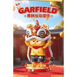 Femibox S5403 Garfield Family Xếp hình lắp ráp ghép mô hình Gia đình Garfield: Múa sư tử Garfield