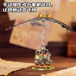 KAIYU KeeYee World K96119-2 Xếp hình lắp ráp ghép mô hình máy bay hơi nước