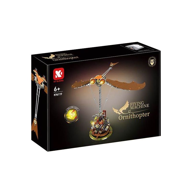 KAIYU KeeYee World K96119-2 Xếp hình lắp ráp ghép mô hình máy bay hơi nước