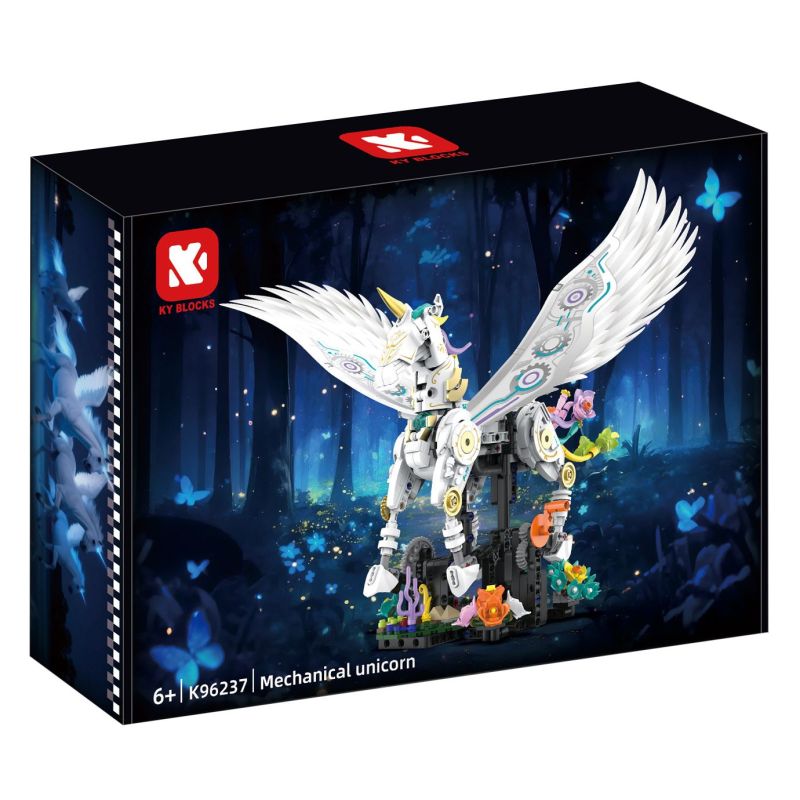 KAIYU KeeYee World K96237 Mechanical Unicorn Xếp hình lắp ráp ghép mô hình Pegasus kỳ lân cơ khí