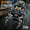 XINZHUAN XZ0012 Mechshell Lucanidae Xếp hình lắp ráp ghép mô hình Áo giáp thuổng phẳng của hoàng đế cơ khí