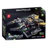 XINZHUAN XZ0012 Mechshell Lucanidae Xếp hình lắp ráp ghép mô hình Áo giáp thuổng phẳng của hoàng đế cơ khí