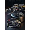 XINZHUAN XZ0012 Mechshell Lucanidae Xếp hình lắp ráp ghép mô hình Áo giáp thuổng phẳng của hoàng đế cơ khí