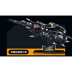 XINZHUAN XZ0012 Mechshell Lucanidae Xếp hình lắp ráp ghép mô hình Áo giáp thuổng phẳng của hoàng đế cơ khí