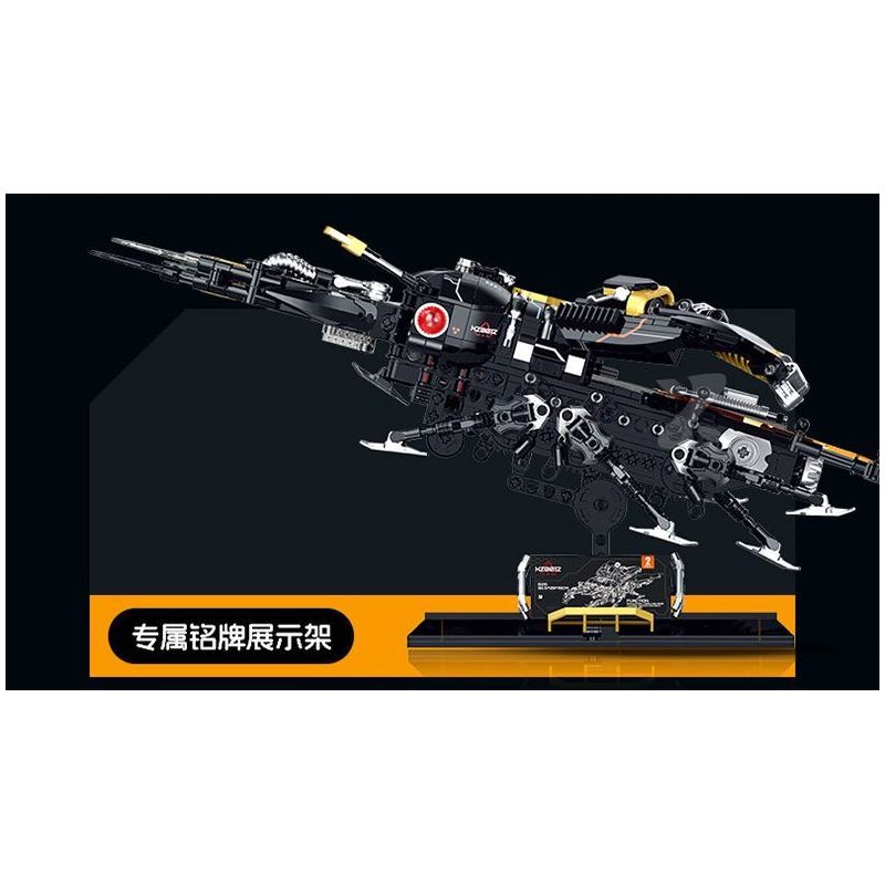 XINZHUAN XZ0012 Mechshell Lucanidae Xếp hình lắp ráp ghép mô hình Áo giáp thuổng phẳng của hoàng đế cơ khí