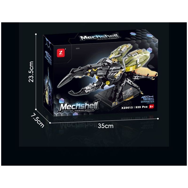 XINZHUAN XZ0013 Mechshell Xếp hình lắp ráp ghép mô hình Bọ cánh cứng cơ khí