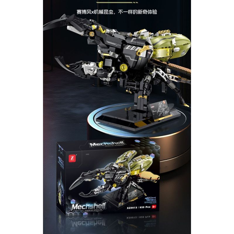 XINZHUAN XZ0013 Mechshell Xếp hình lắp ráp ghép mô hình Bọ cánh cứng cơ khí