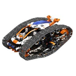 remittance H1004 Xếp hình lắp ráp ghép mô hình Xe theo dõi biến dạng hai mặt nhanh chóng