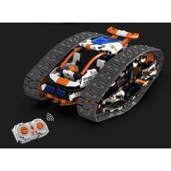 remittance H1004 Xếp hình lắp ráp ghép mô hình Xe theo dõi biến dạng hai mặt nhanh chóng