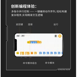 remittance H1004 Xếp hình lắp ráp ghép mô hình Xe theo dõi biến dạng hai mặt nhanh chóng