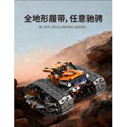 remittance H1004 Xếp hình lắp ráp ghép mô hình Xe theo dõi biến dạng hai mặt nhanh chóng