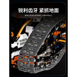 remittance H1004 Xếp hình lắp ráp ghép mô hình Xe theo dõi biến dạng hai mặt nhanh chóng