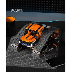 remittance H1004 Xếp hình lắp ráp ghép mô hình Xe theo dõi biến dạng hai mặt nhanh chóng