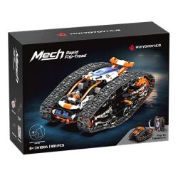 remittance H1004 Xếp hình lắp ráp ghép mô hình Xe theo dõi biến dạng hai mặt nhanh chóng