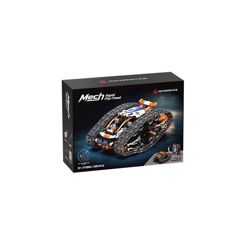 remittance H1004 Xếp hình lắp ráp ghép mô hình Xe theo dõi biến dạng hai mặt nhanh chóng