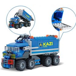 Kazi KY6409 6409 non  MỞ XE TẢI THÔNG MINH bộ đồ chơi xếp lắp ráp ghép mô hình City TRUCK Thành Phố 163 khối