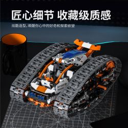 remittance H1004 Xếp hình lắp ráp ghép mô hình Xe theo dõi biến dạng hai mặt nhanh chóng