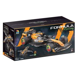 Jizhuan J2001 Xếp hình lắp ráp ghép mô hình Xe đua F1 biến thành chiến đấu cơ 1:8