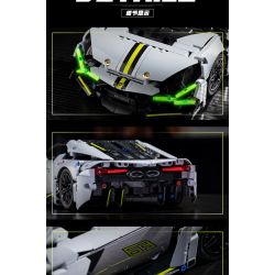 wisdom MG35 Lamborghini Revuelto Xếp hình lắp ráp ghép mô hình Siêu xe Lamborghini Revuelto 1:14