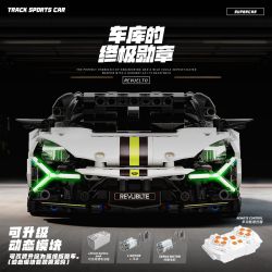 wisdom MG35 Lamborghini Revuelto Xếp hình lắp ráp ghép mô hình Siêu xe Lamborghini Revuelto 1:14