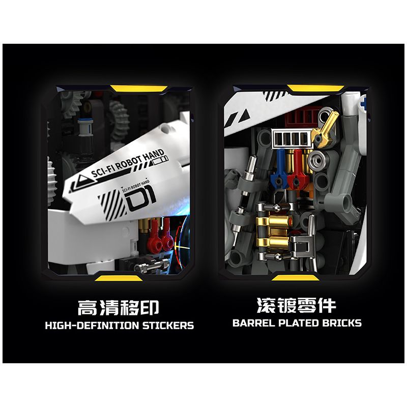 remittance H1001 Xếp hình lắp ráp ghép mô hình Bộ điều khiển lập trình Bionic